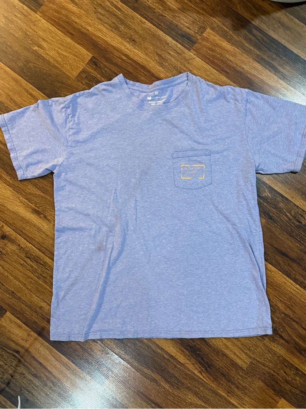 Men's Southern Marsh Purple Heather Short-Sleeve Pocket Tee